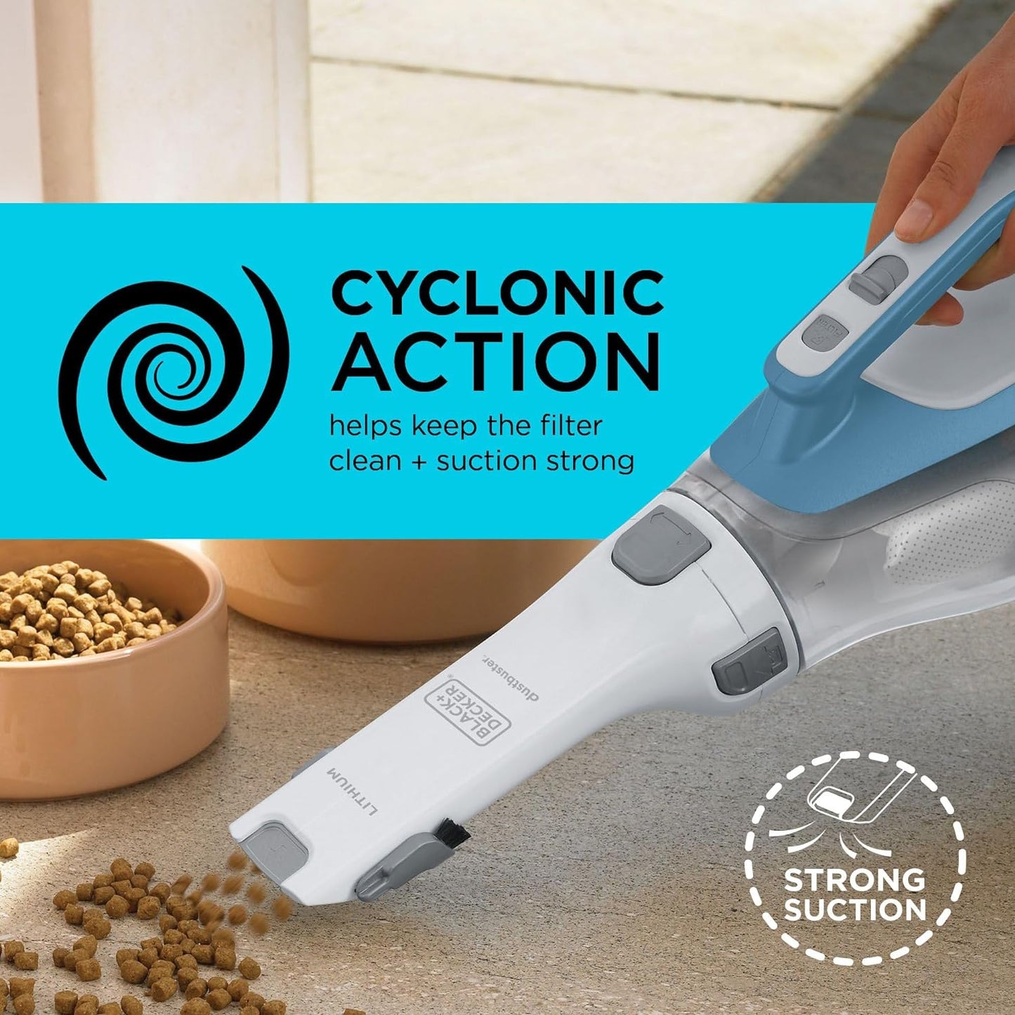 Modern Cordless Handheld Vacuum - Home and Car Pet Hair Remover Vacuum
