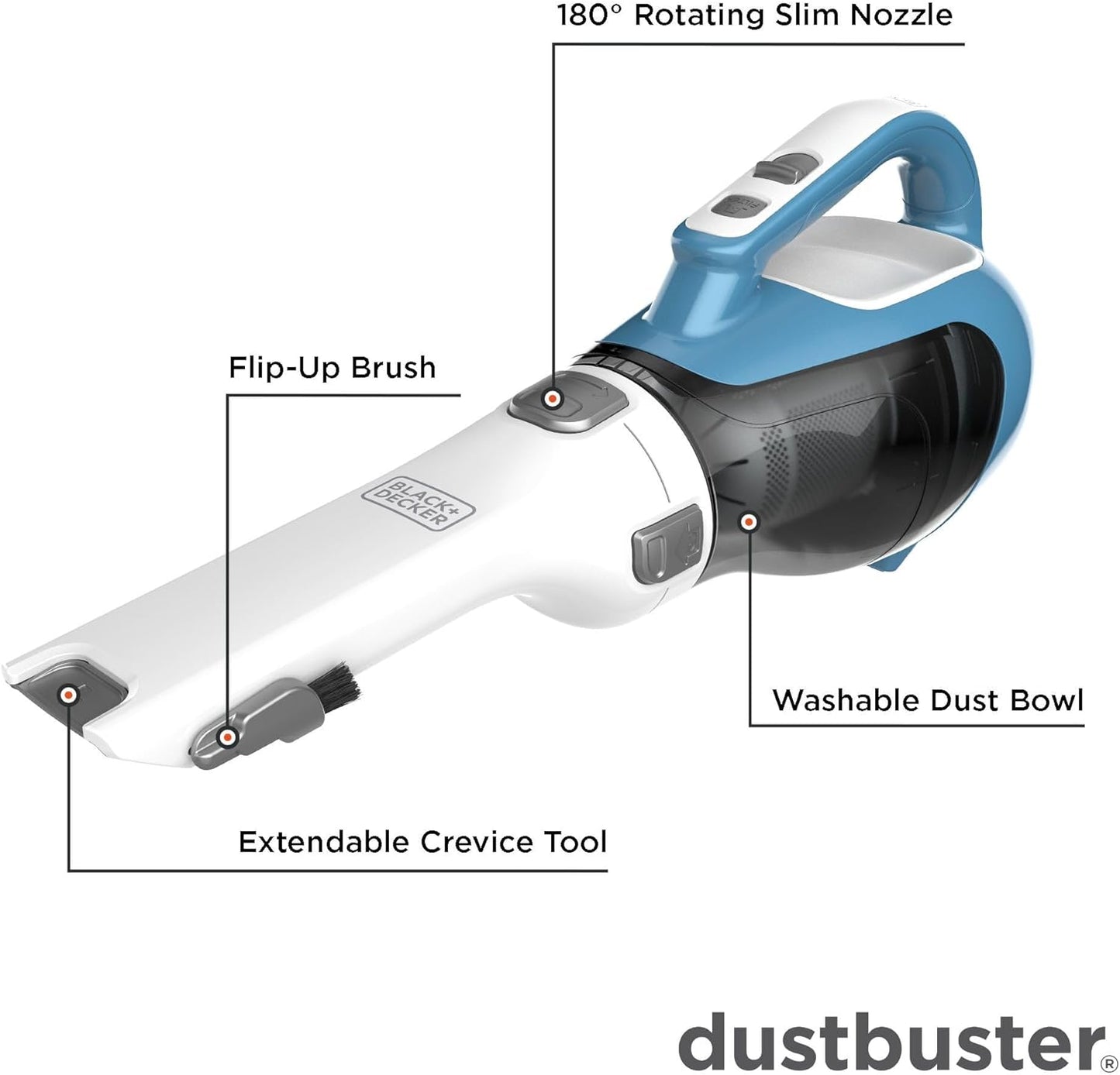 Modern Cordless Handheld Vacuum - Home and Car Pet Hair Remover Vacuum