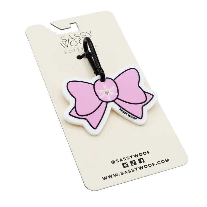 Pink Bow - Modern Dog Potty Pal