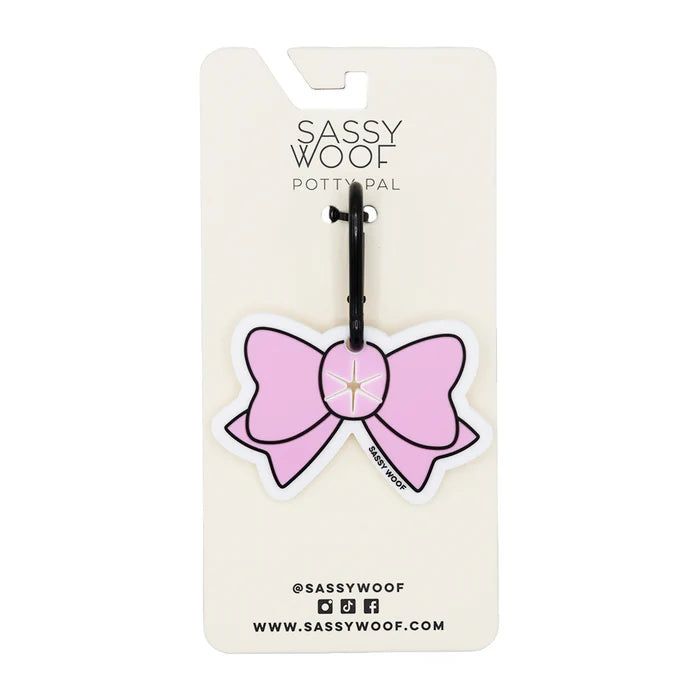 Pink Bow - Modern Dog Potty Pal