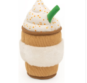 Pupuccino Plush Squeaky Dog Toy