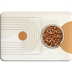 Boho Dog Food Mat