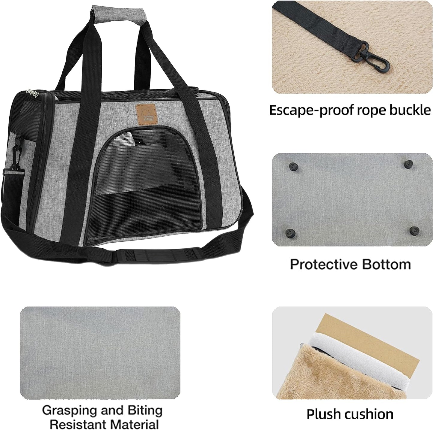 Modern Dog Carrier for Small Dogs Airline Approved