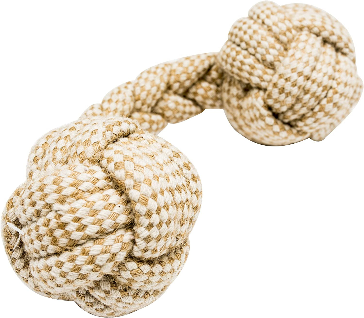 Natural Rope Dog Toys - 4 Pack