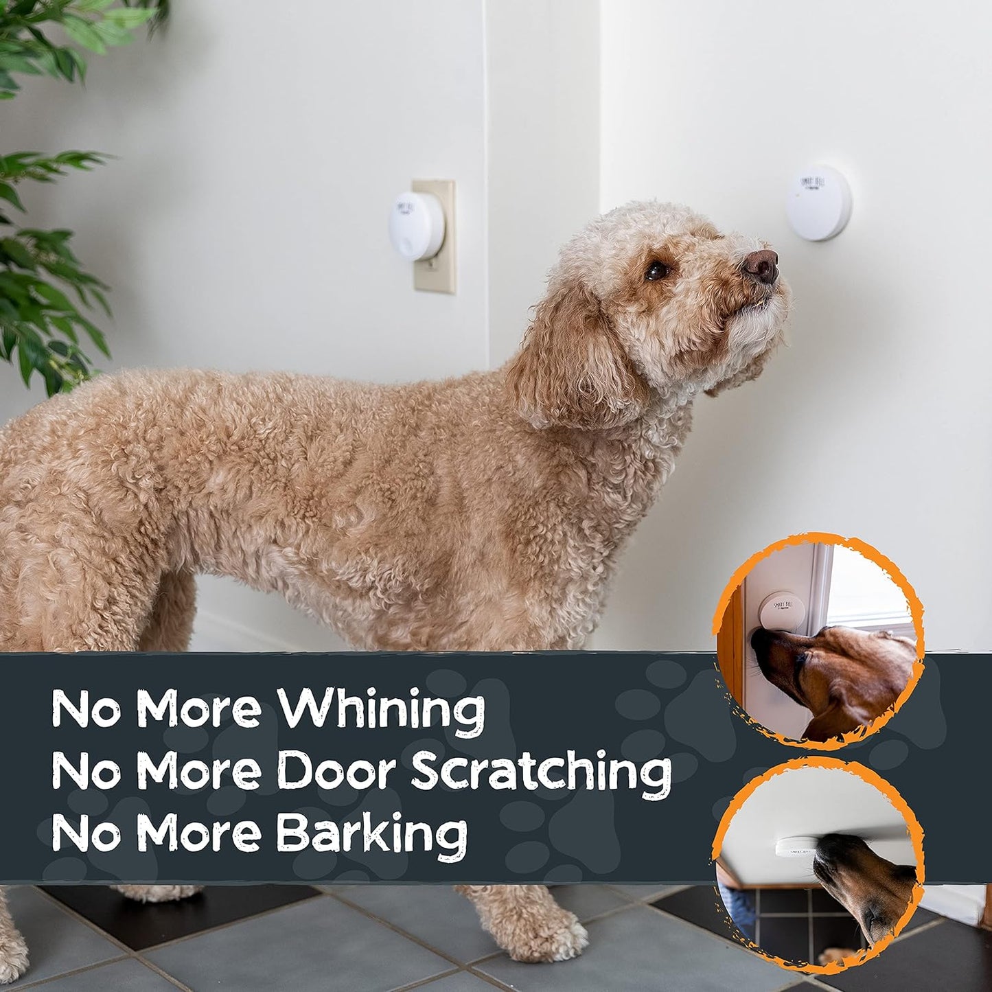 Smart Dog Wireless Door Bell 2.0 - Potty Training Bell for Puppies