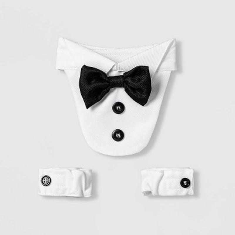 Wedding Collection Dog and Cat Suit - White