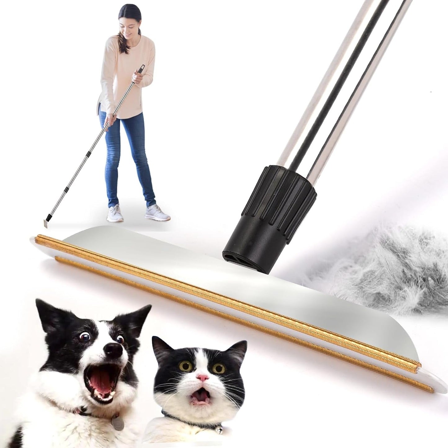 Pet Hair Remover Carpet Rake