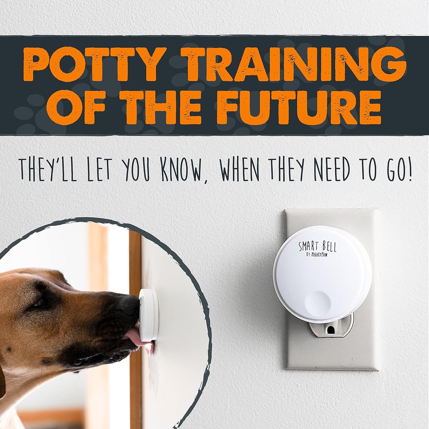 Smart Dog Wireless Door Bell 2.0 - Potty Training Bell for Puppies