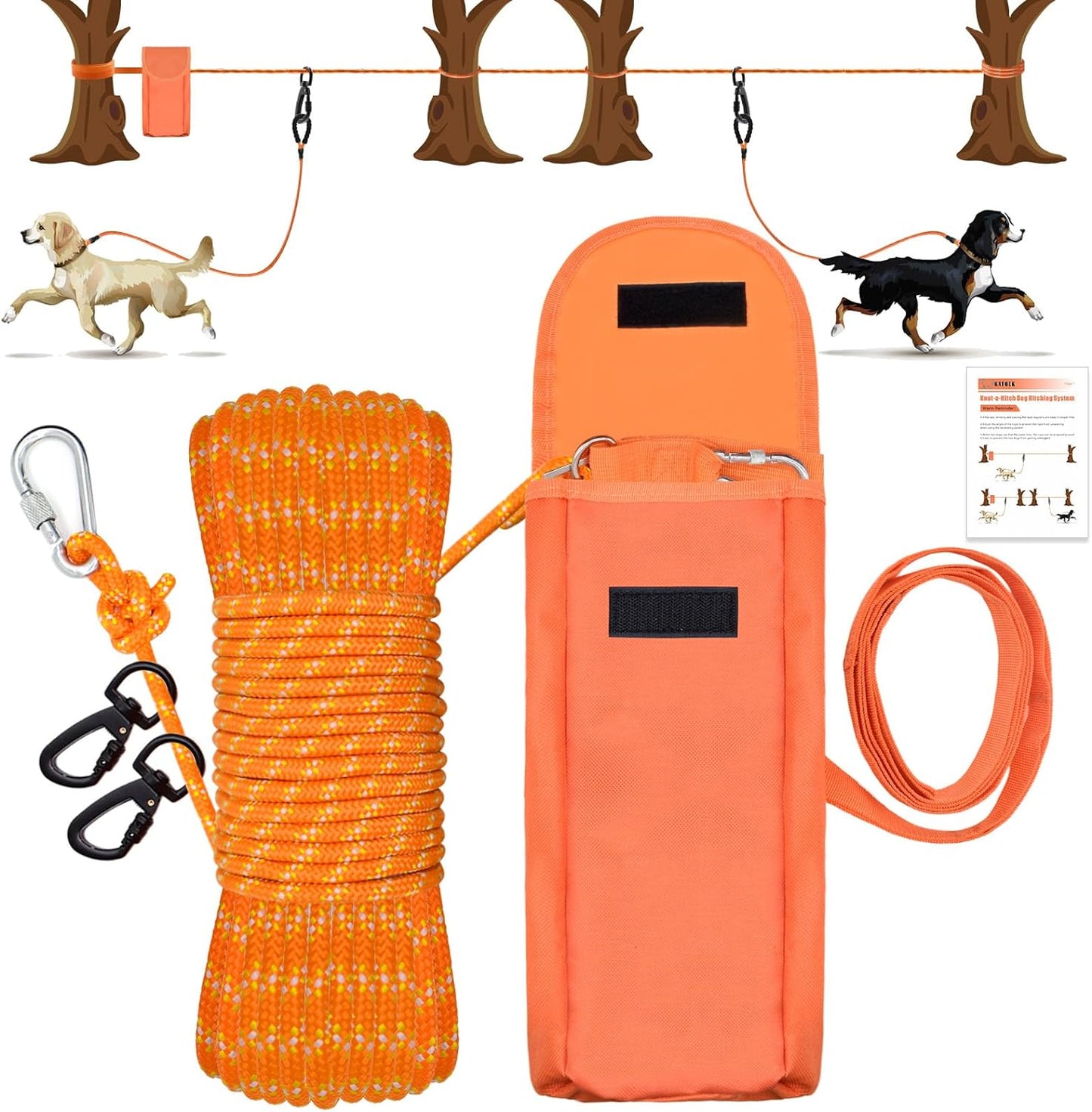 Dog Tie Out Cable for Camping