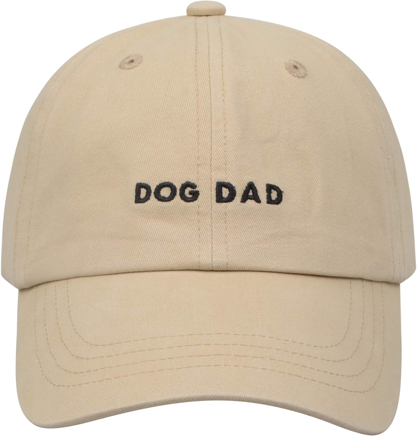 6 Panel Soft Embroidery Dog Dad Hat Dog Mom Hat Adjustable Baseball Cap Dog Lover Gifts for Men/Women