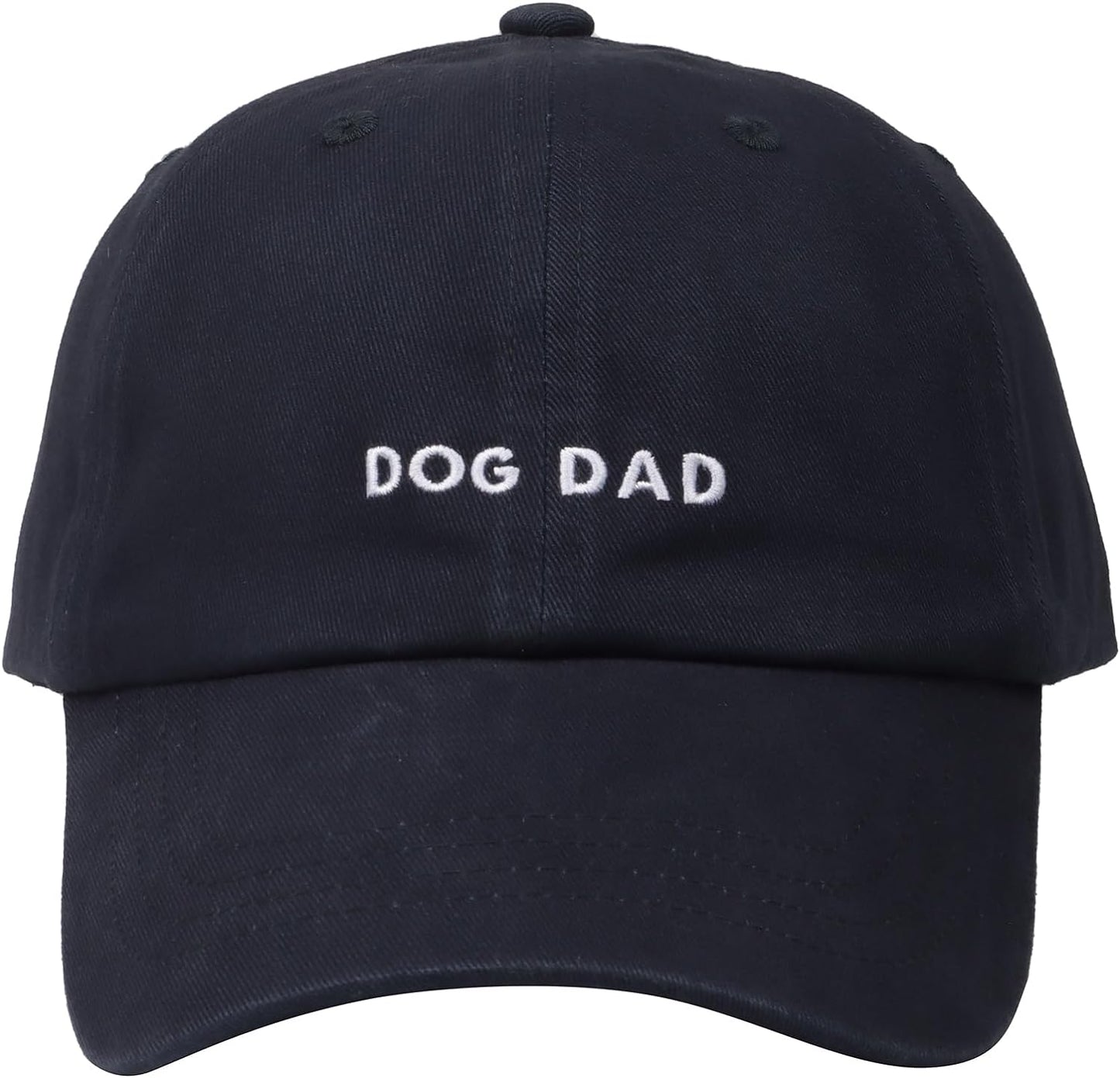 6 Panel Soft Embroidery Dog Dad Hat Dog Mom Hat Adjustable Baseball Cap Dog Lover Gifts for Men/Women