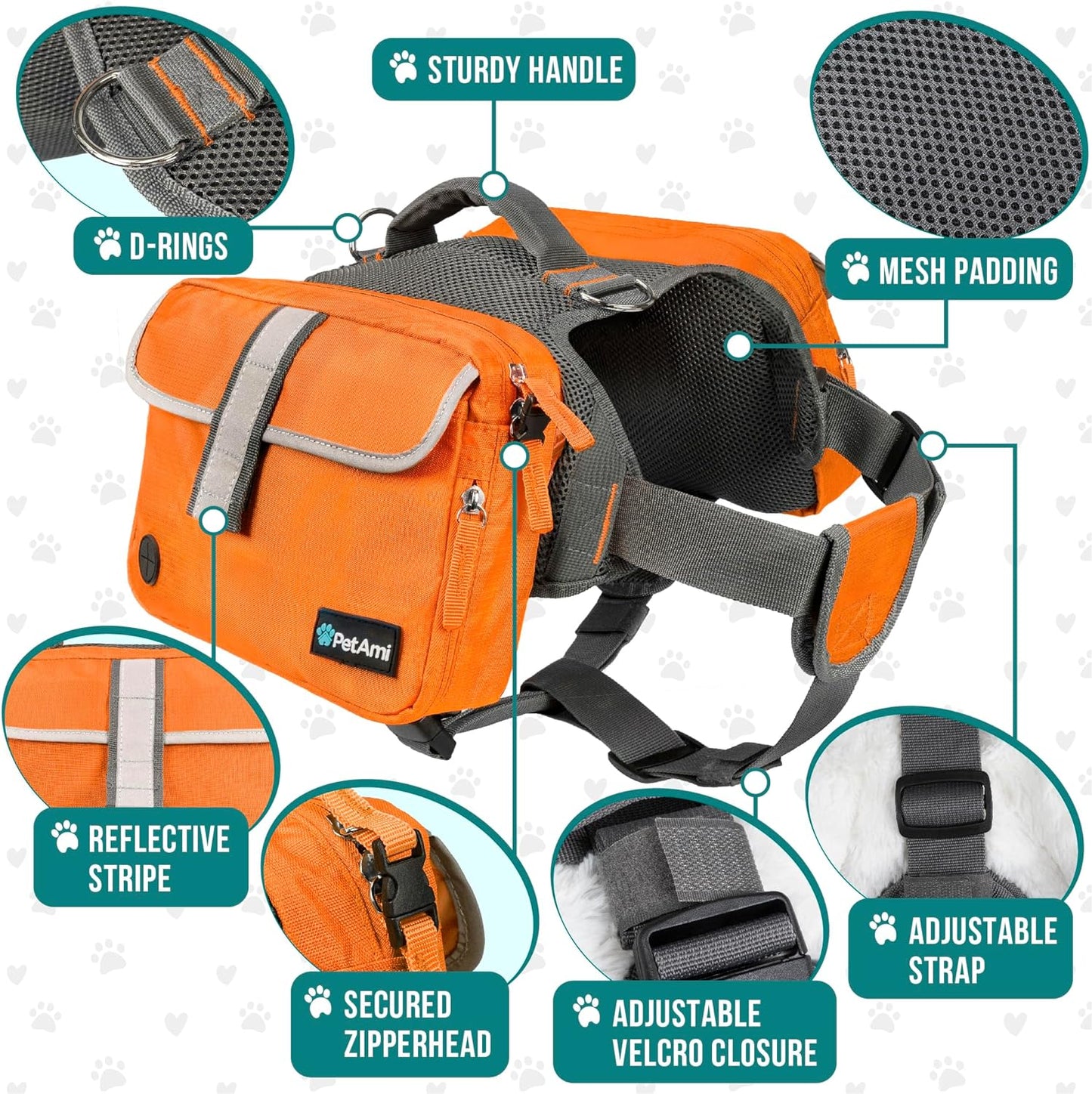 Dog Backpack Saddle Bag