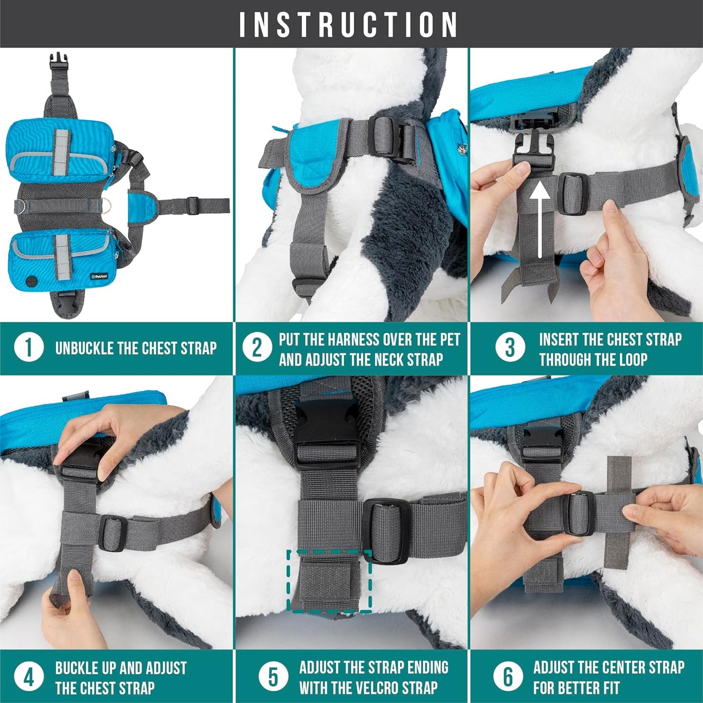 Dog Backpack Saddle Bag