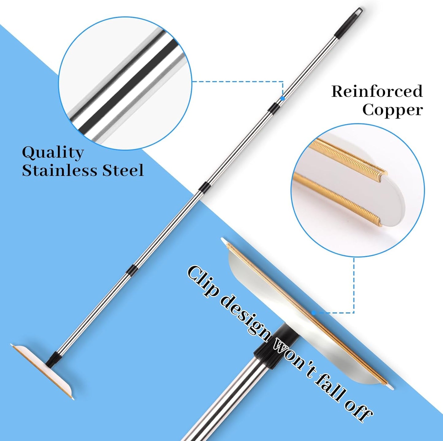 Pet Hair Remover Carpet Rake