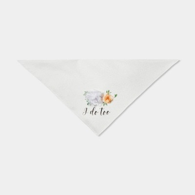 Wedding Collection - I Do Too - Dog Bandana