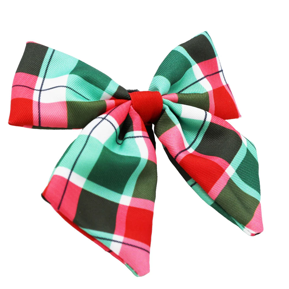 Jingle Barks - Modern Dog Christmas Sailor Bow