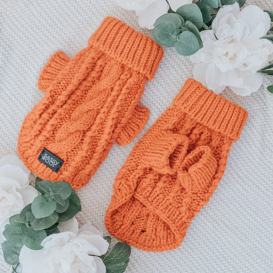Orange - Modern Dog Sweater