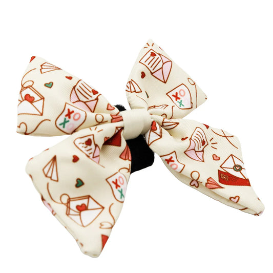 P.S. I Woof You - Modern Dog Sailor Bow