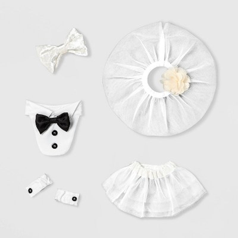 Wedding Collection Dog and Cat Tutu - White